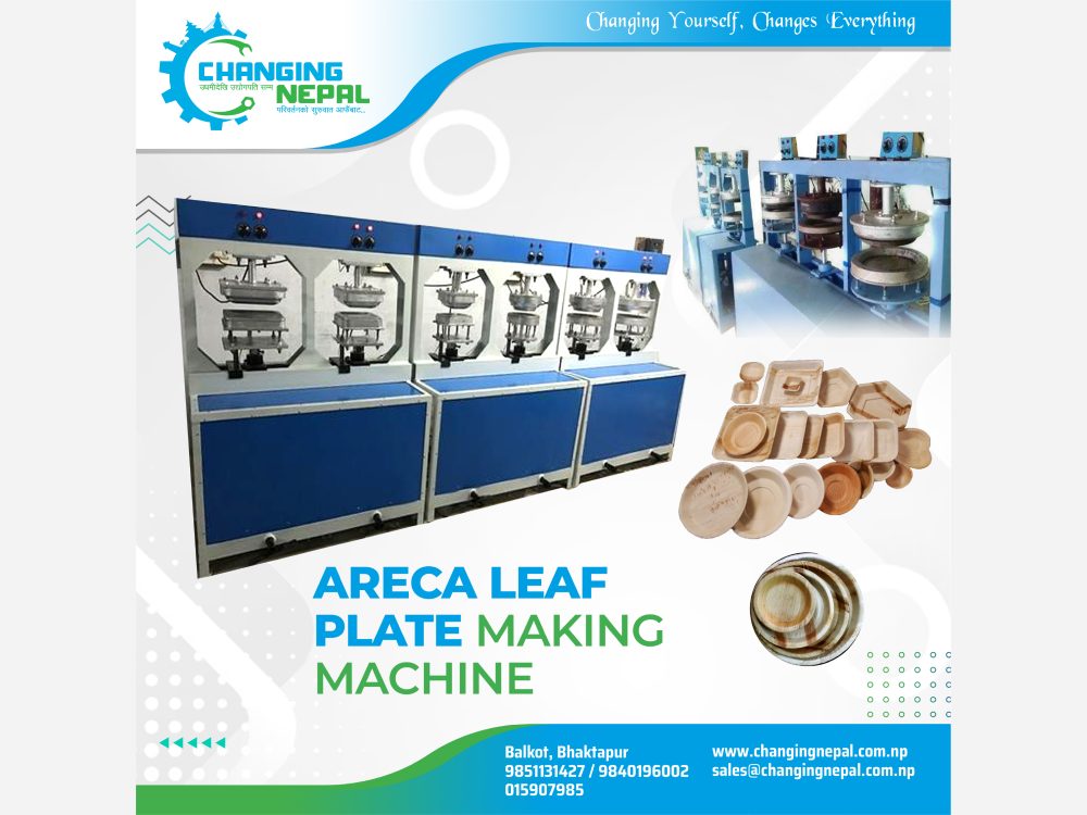 Areca Leaf Plate Making Machine